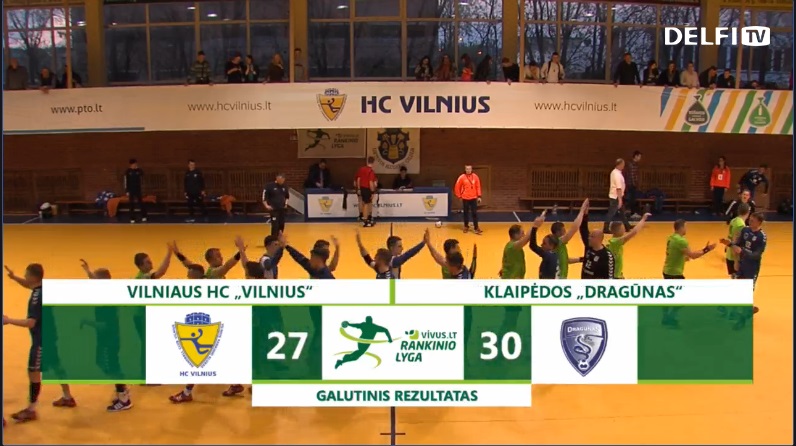 Klaipėdos "Dragūno" rankininkai - LRL finale!