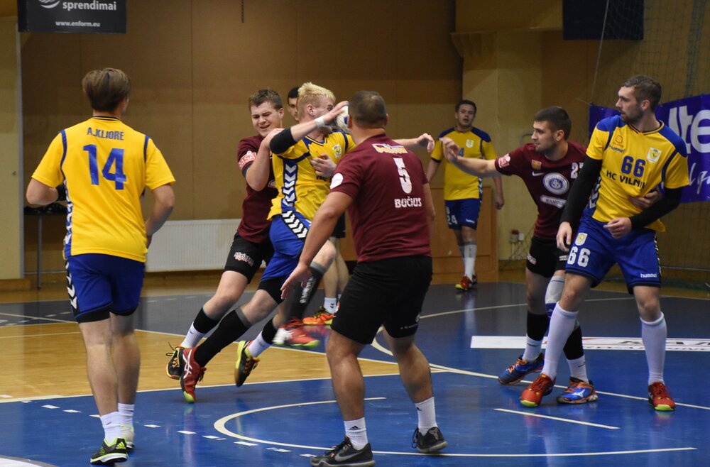 "Vilniaus" rankininkai klaipėdiečiams nepasipriešino