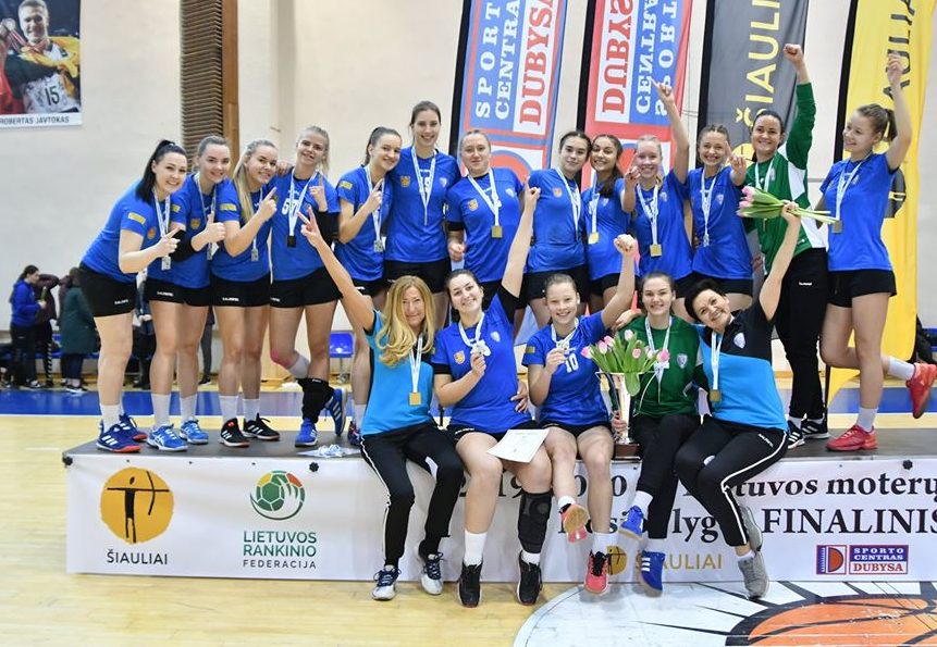 "Viesulo SC-Dragūnas" - pirmos moterų lygos čempionės!