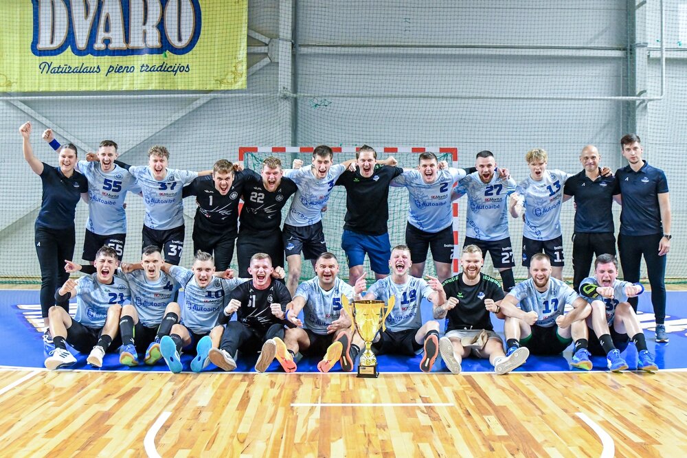 LRF supertaurę iškovojo čempionus nugalėję Klaipėdos „Dragūno“ rankininkai