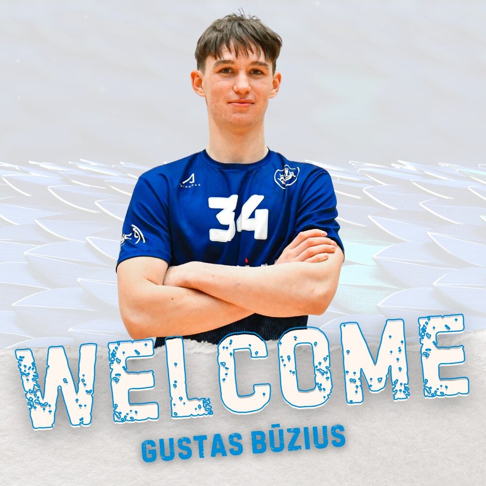 Prie komandos jungiasi Gustas Būzius