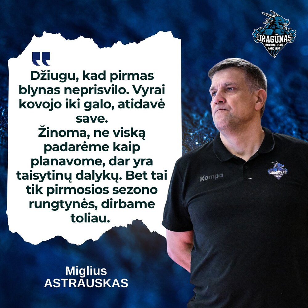 Miglius Astrauskas apie LRF supertaurės finalą